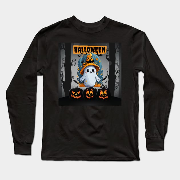 Halloween mood Long Sleeve T-Shirt by Funtomass